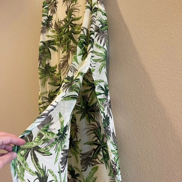 Love Riche Sheer Tropical‎ Palm Mini Maxi Skirt Size Medium - Picture 9 of 14